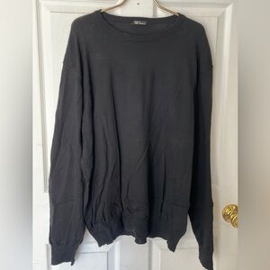 Kashani black knit wool sweater 58/3XL